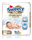 Popok perekat Sweety Gold Comfort untuik bayi baru lahir Ukuran S